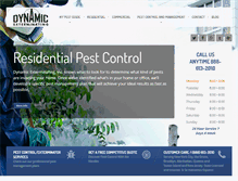 Tablet Screenshot of dynamicexterminating.com